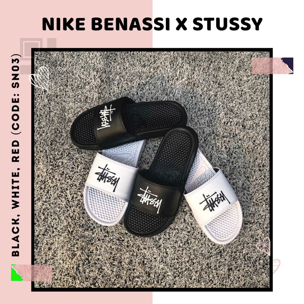 sandal nike x stussy