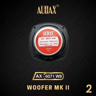 Jual Audax Speaker Pasif Ax W Woofer Mk Ii Shopee Indonesia