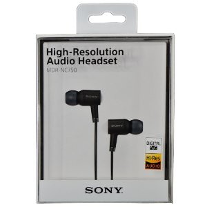 Jual Original SONY MDR NC750 High Resolution Audio Headset black