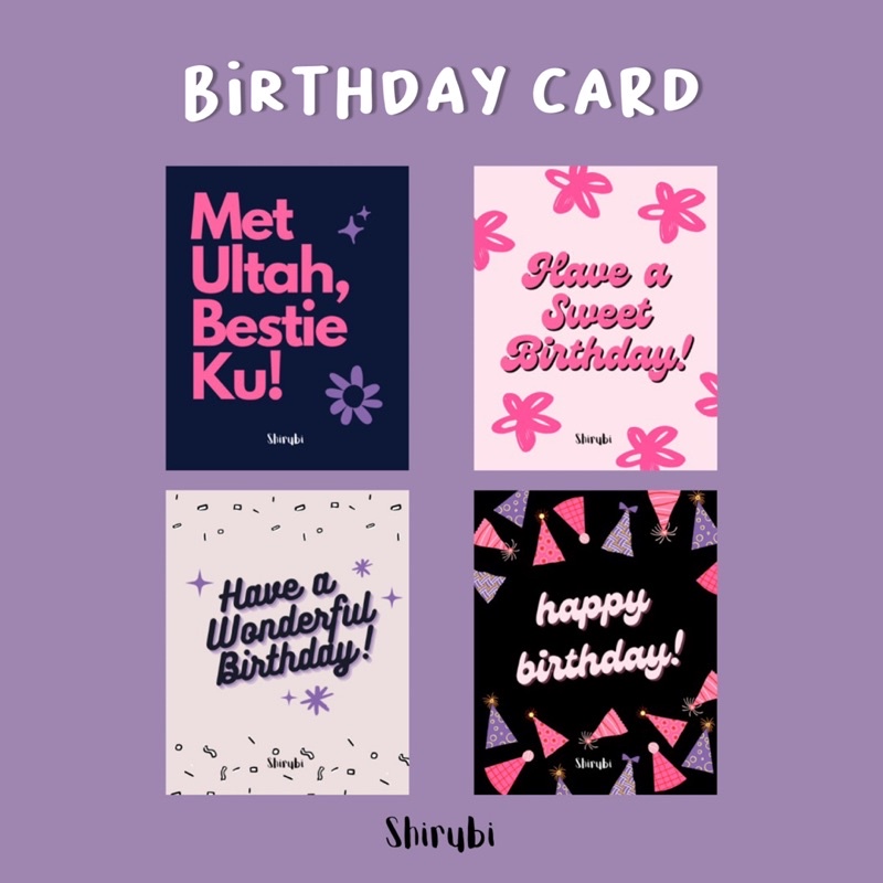 Jual Birthday Card/Kartu Ucapan Ulang Tahun | Shopee Indonesia