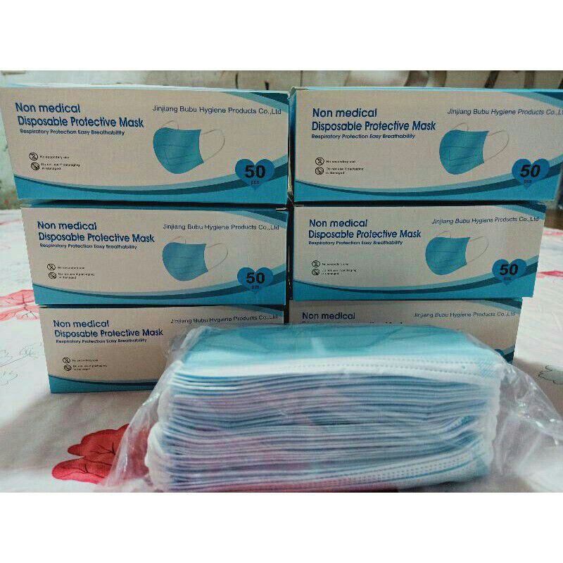 Jual MASKER EARLOOP 3 PLY 50 PCS | Shopee Indonesia