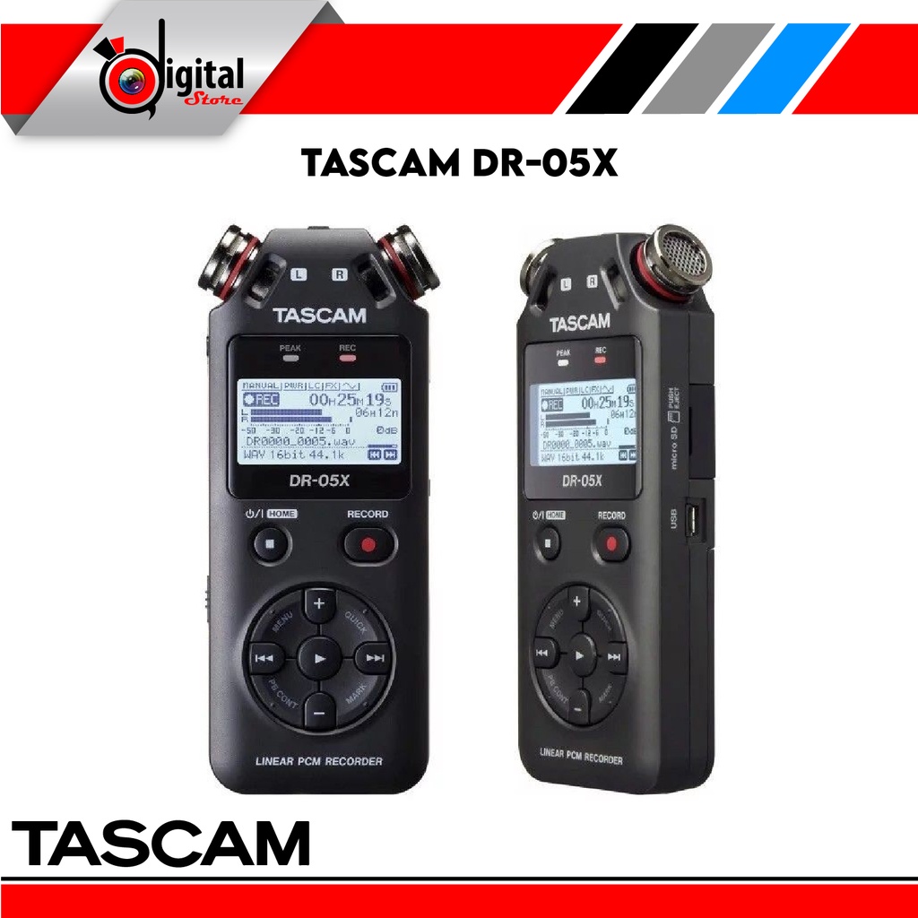 Jual TASCAM DR05X/DR05X Stereo Handheld DigitalAudio Recorder