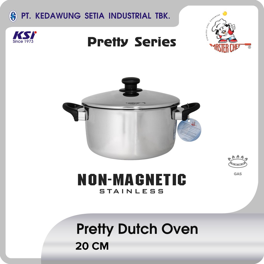 Jual Master Chef Dutch Oven 20 cm Pretty Series Panci Stainless Steel