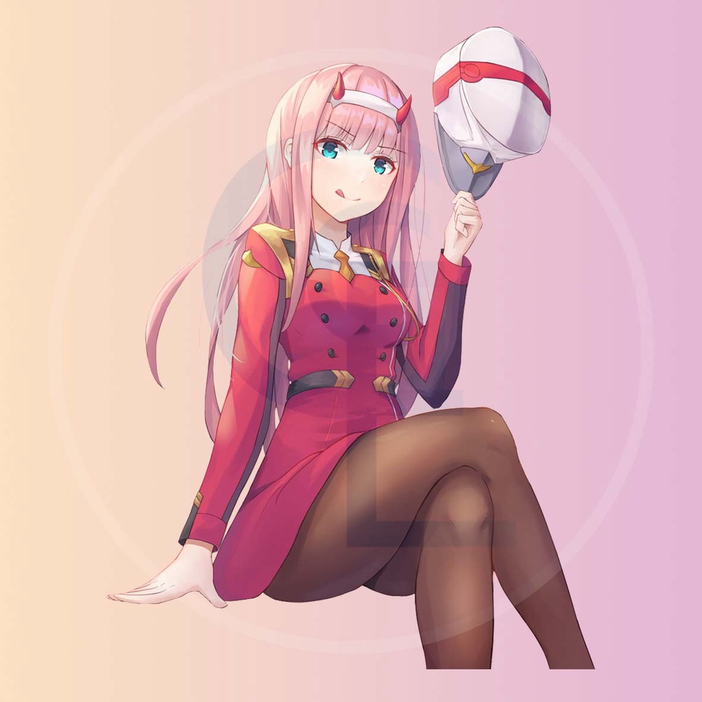 Jual Sticker Zero Two Tumblr Laptop Kawaii Anime Darling in the Franxx ...