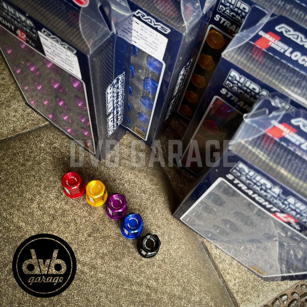 Jual LUGNUT RAYS DURA NUTS RACING NUT - 7075 DURALUMIN MUR BAUT RODA ...