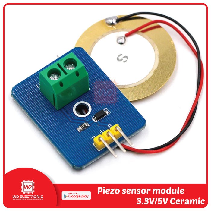 Jual Unik PIEZOELECTRIC VIBRATION SENSOR MODULE PIEZO MODUL Diskon ...