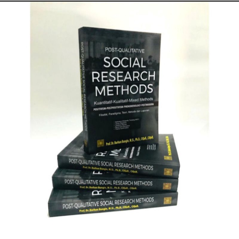 Jual BUKU POST QUALITATIVE SOCIAL RESEARCH METHODS. Prof. Burhan Bungin ...