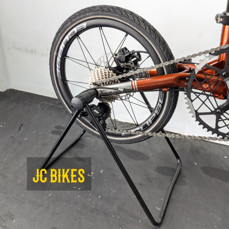 Jual Paddock, Stand Sepeda model Segitiga / Standar V Adjustable QR By ...