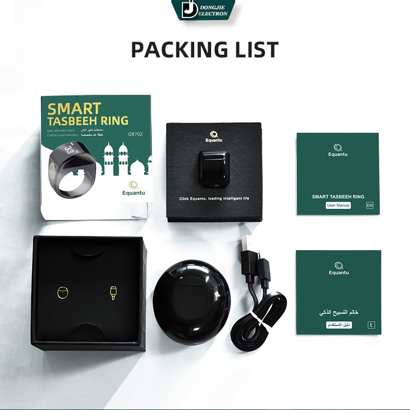 Jual Ready stock!arabic ceramicssmart ring azan bell bluetooth amart ...