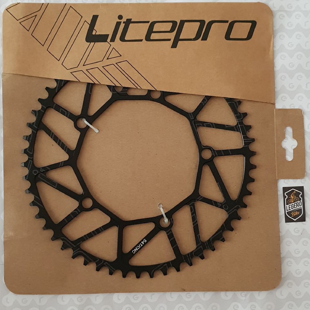 Jual Chainring Litepro atau Chainring Sepeda Litepro 54T HOLLOWTECH BCD ...