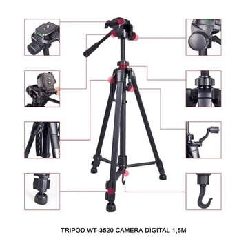 Tripod Handphone Camera Digital Universal Wt 3520 Portable Bisa Landscape Penyangga Hp Kamera