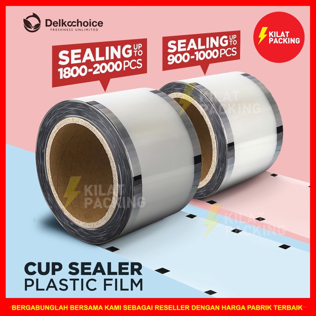 Jual Plastik Lid Cup Sealer Plastik Seal Sealer Gelas Cup Plastik Tutup Gelas Plastik 1000 4259