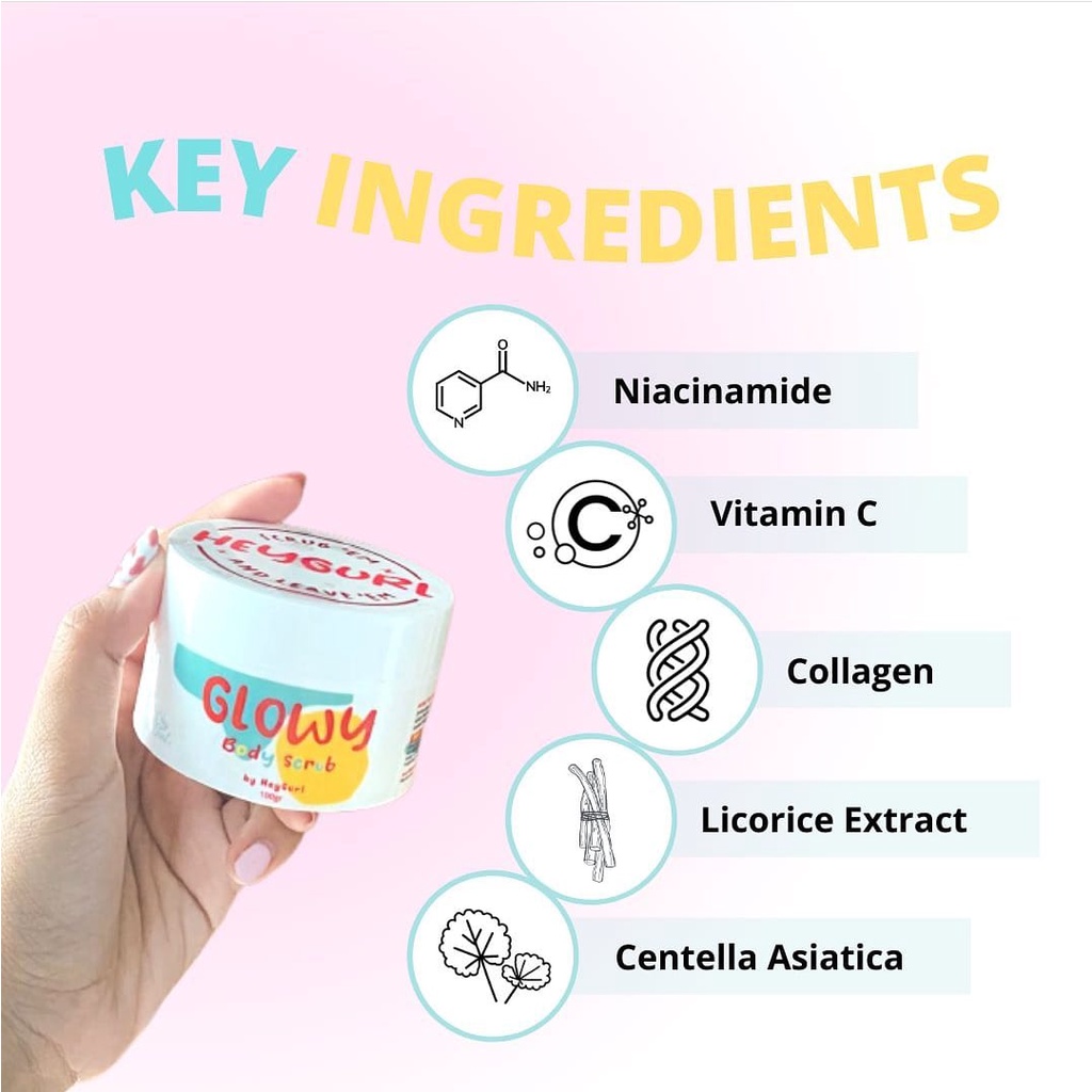 Jual Heygurl hey hi hai hei gurl higurl id Glowy body scrub skrub badan ...