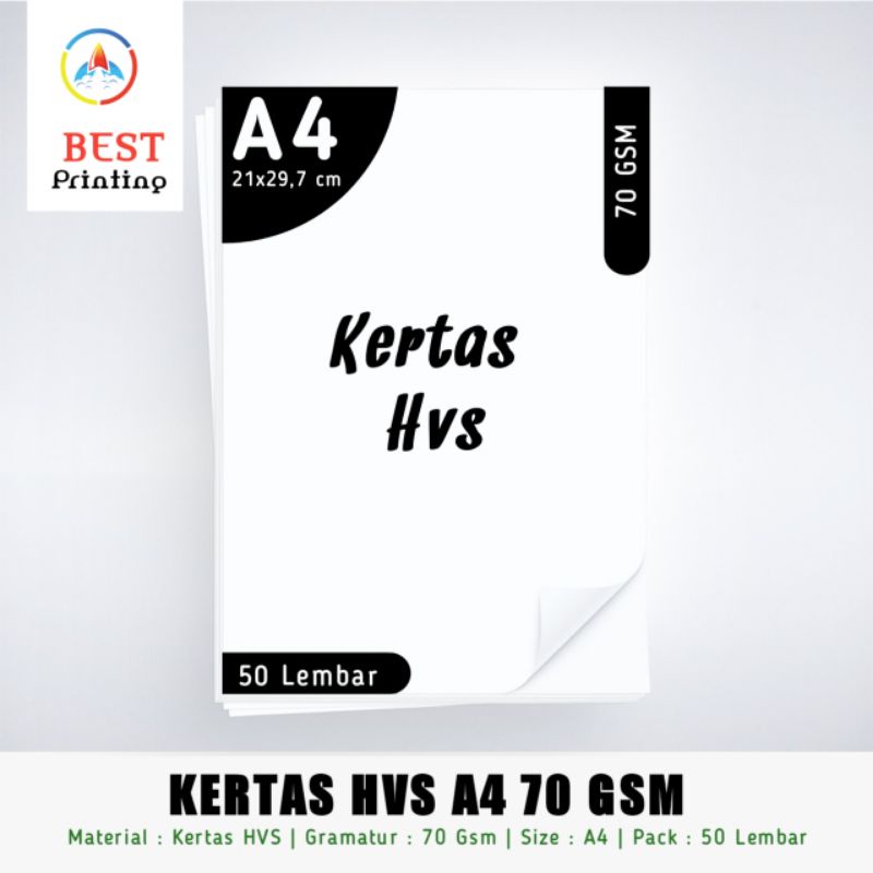 Jual KERTAS HVS A4 ECERAN 70 GR | Shopee Indonesia