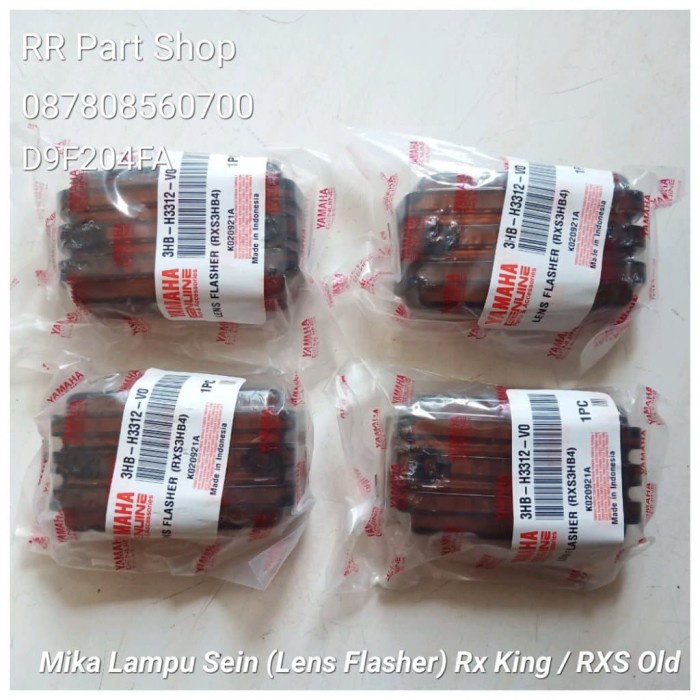 Jual Mika Lampu Sein (Lens Flasher) Rx King / RXS Old Original Yamaha ...