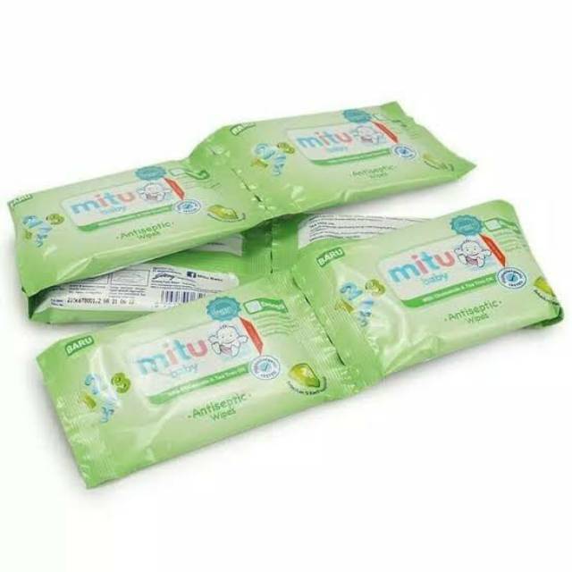 Jual Mitu Baby Antiseptic Wipes Mini Pack Shopee Indonesia