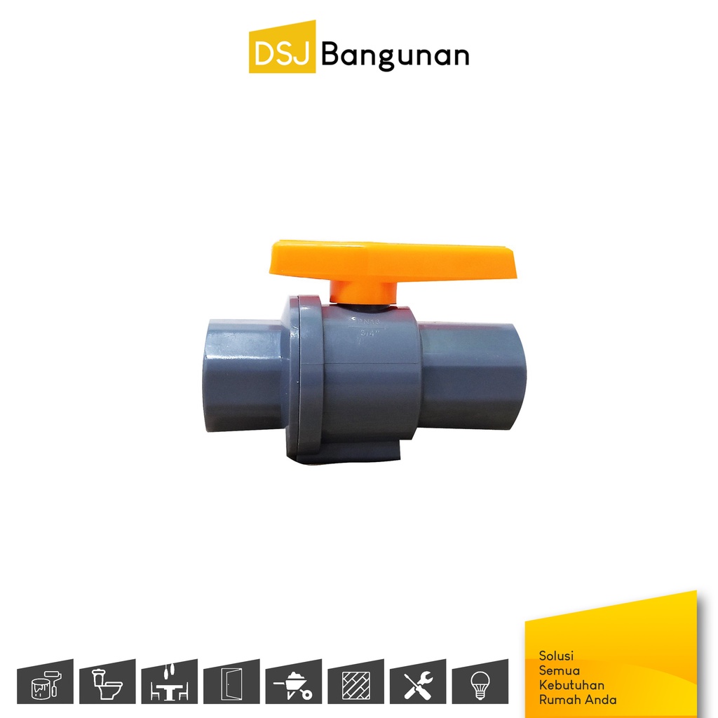 Jual Dcota Pvcbv Stop Kran Ball Valve Pvc Shopee Indonesia