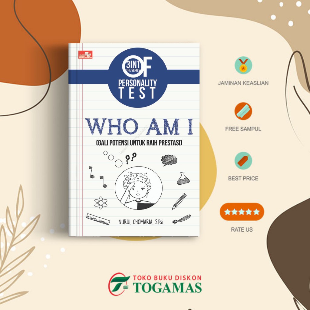 Jual 3 In 1 The Series Of Personality Test: Who Am I Ed. Revisi ...