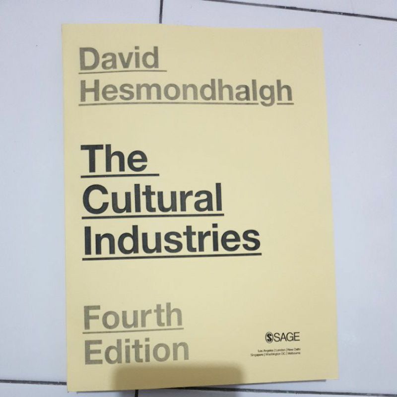 Jual NEW!! David Hesmondhalgh The Cultural Industries 4th Ed Ori Lokal ...