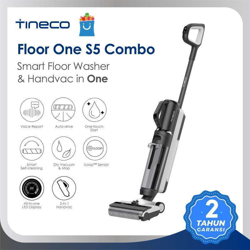 Jual Tineco Floor One S5 Combo Kit Smart Wet Dry Cordless Stick ...