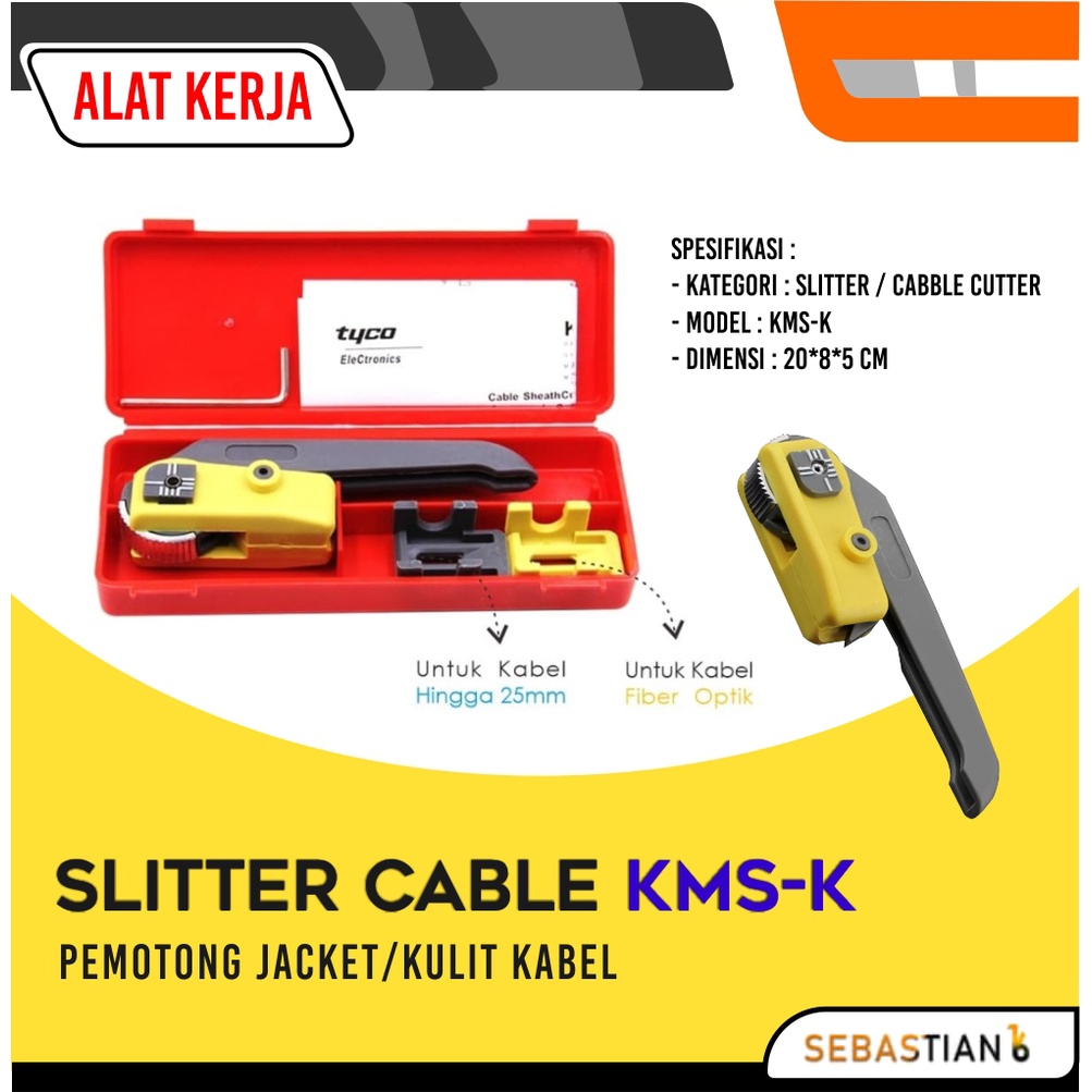 Jual Cutter Slitter Cable Sheath Kms K Cable Longitudinal Alat Pengupas