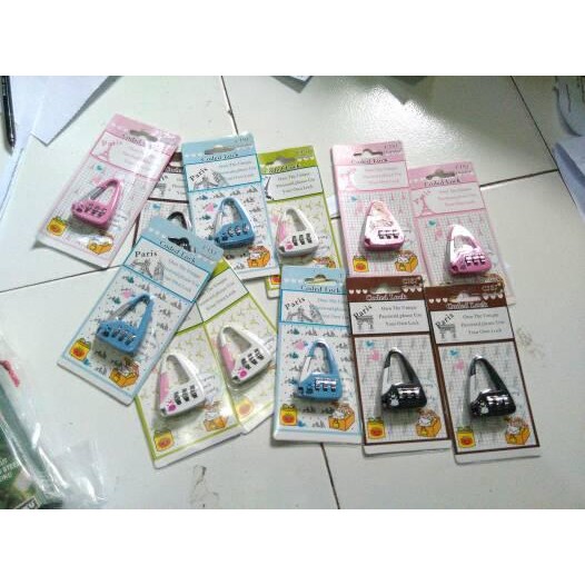 Jual Gembok Koper Mini / Coded Lock | Shopee Indonesia