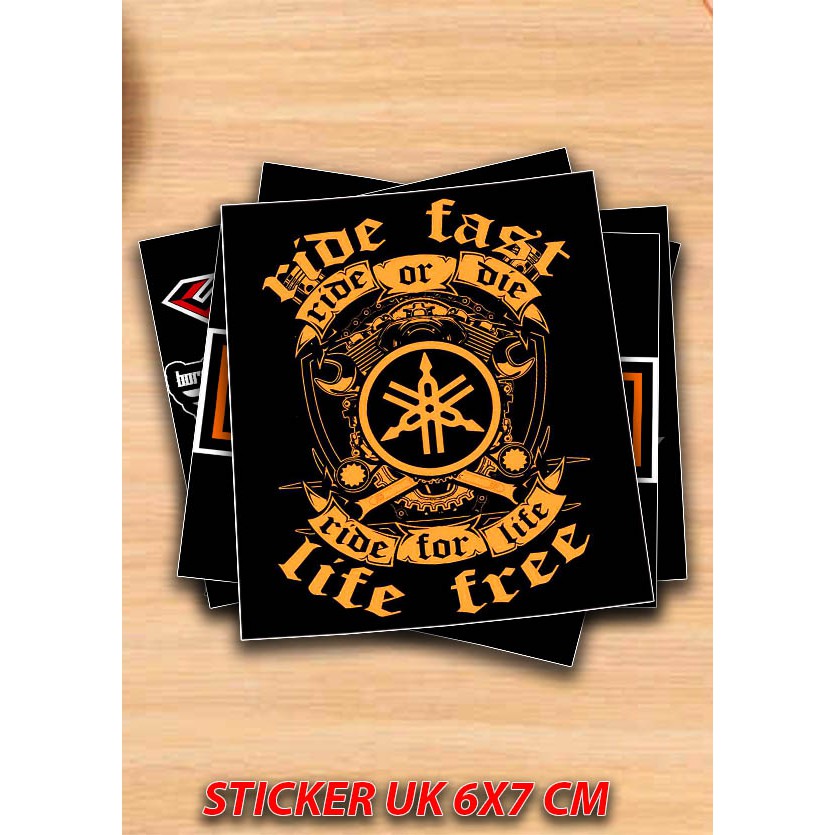 Jual sticker yamaha vixion stiker motor biker viksen emblem tempelan ...