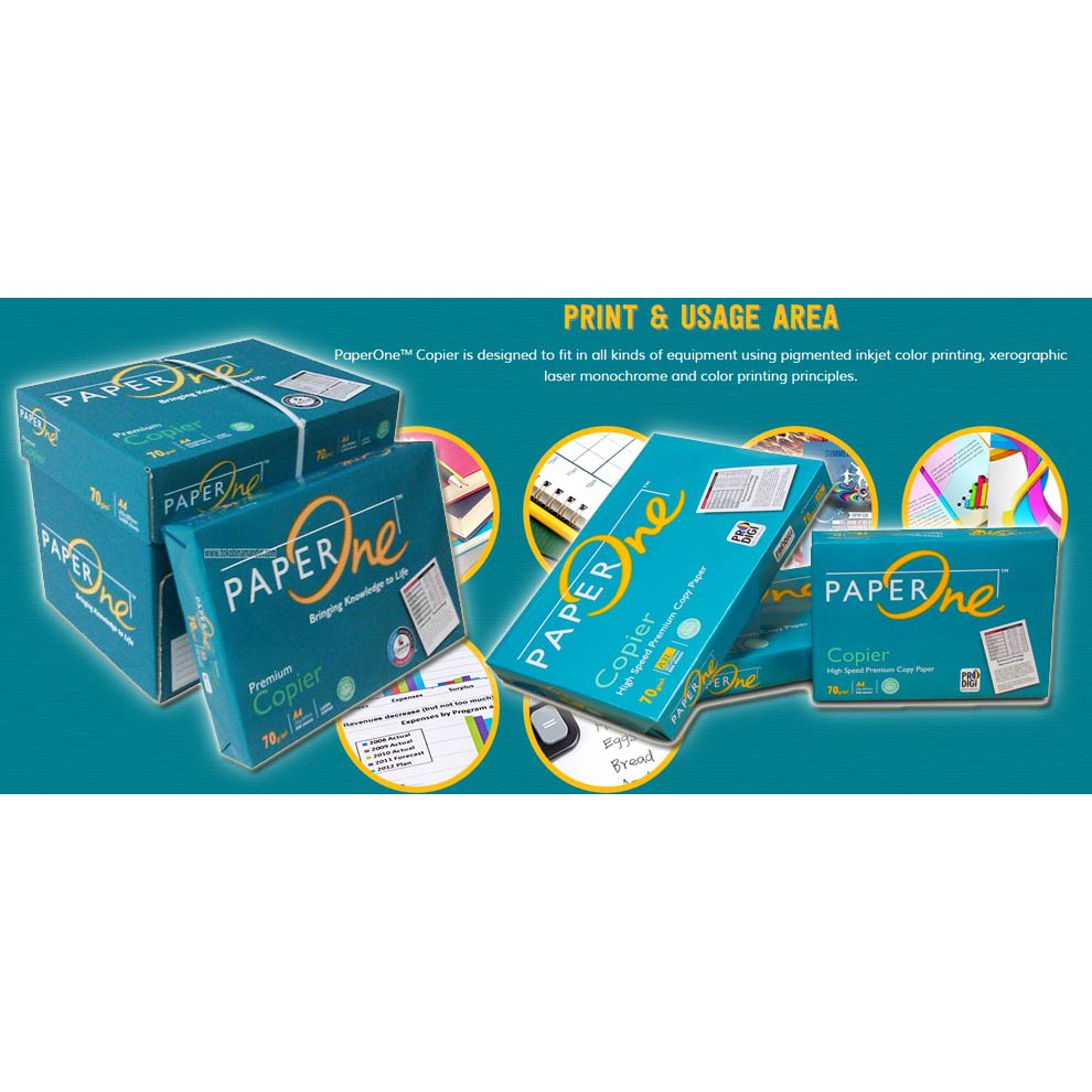 Jual Paper One Copier Copy Paper A4 75g 1box.5Reams | Shopee Indonesia