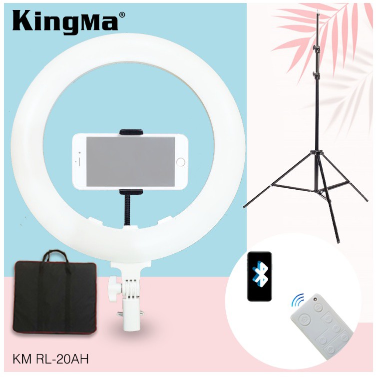 Jual KINGMA PAKET LED Ringlight RL-20AH - 3200K-5600K - 20 Inch LED ...