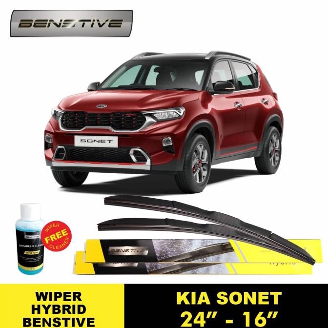 Jual Wiper Hybrid Benstive Kia Sonet Ukuran Dan Inch Shopee Indonesia