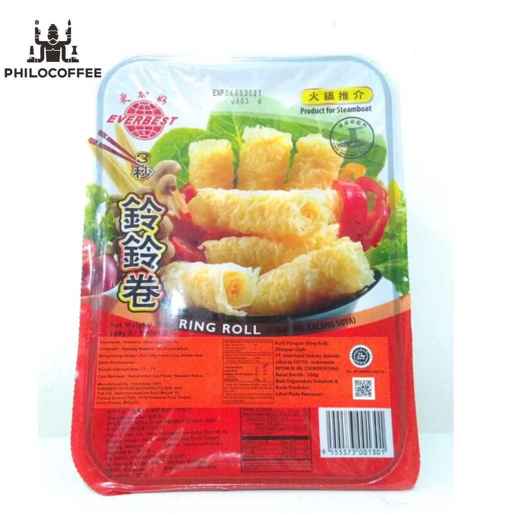 Jual Everbest Ring Roll 168gr Ling Ling Juan Kembang Tahu Gulung