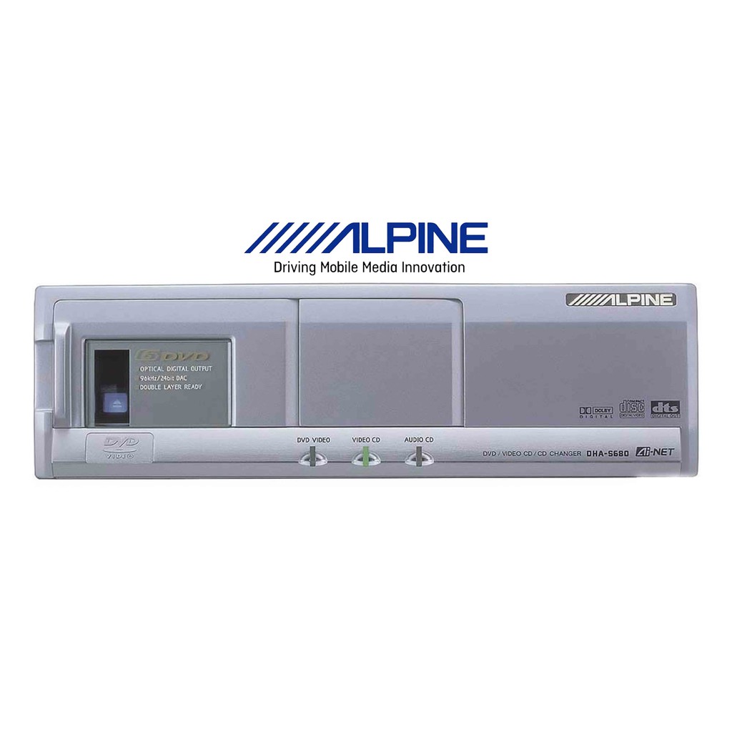 ALPINE DVDチェンジャー DNA-S690 Alpine DHA-S690 6 Disc DVD CD Changer Media Player J195 with