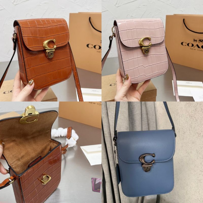 Jual coach tall studio crossbody phone bag original 100 Shopee Indonesia
