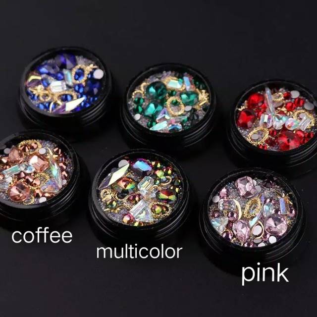 Jual Rhinestone diamond mix design | Shopee Indonesia