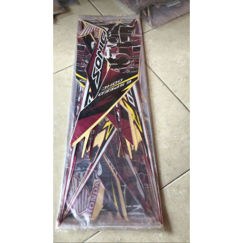 Jual sticker striping Honda sonic ori lostpack | Shopee Indonesia