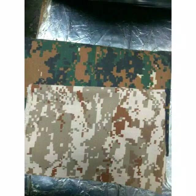 Jual ORI Bahan Kain Ripstop TR Tebal Motif Loreng Army/TNI/ABRI Premium ...