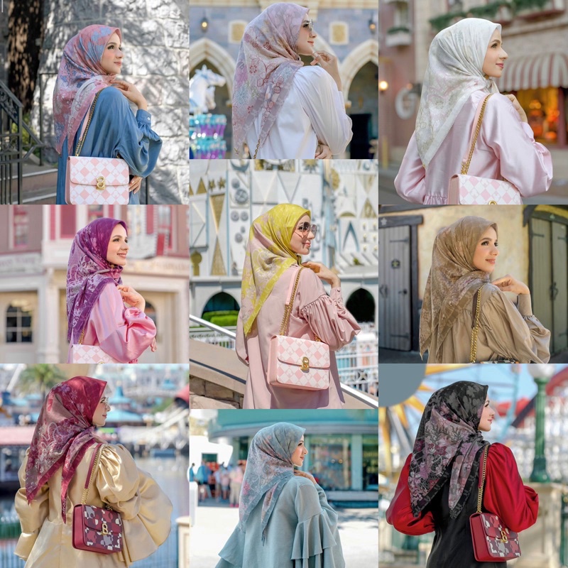 Jual BUTTONSCARVES THE DREAM PARK VOAL SQUARE Shopee Indonesia