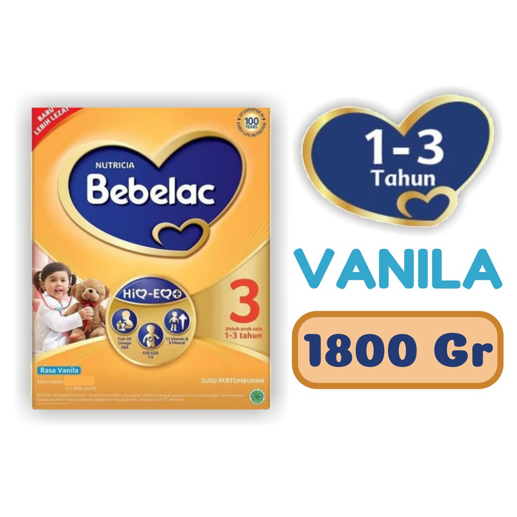 Jual Bebelac 3 4 Bebelove 1 2 Vanila Madu 1800 Gram Usia 0 12 Bulan 1 3