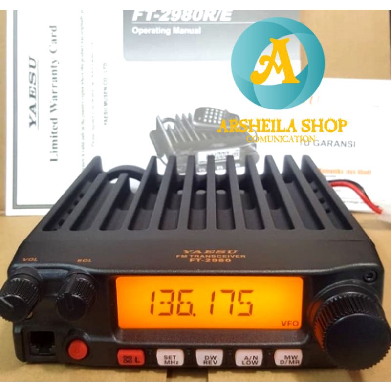 Jual Radio rig yaesu ft 2980 vhf 80 watt original musen japan | Shopee ...