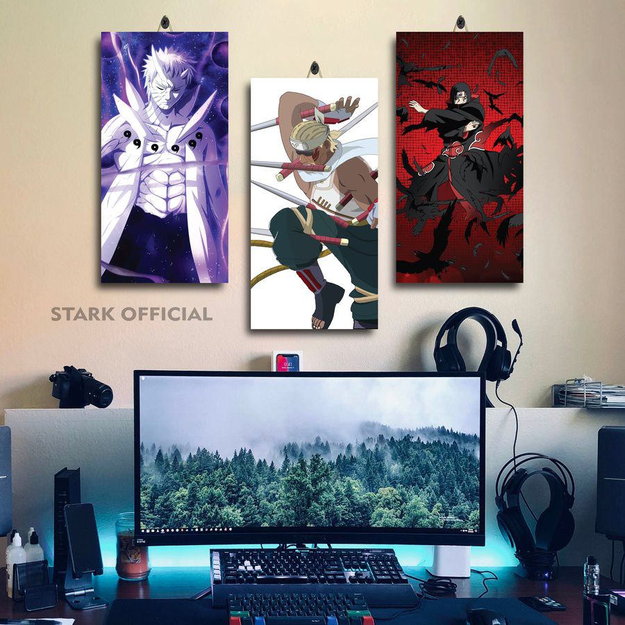Jual HIASAN KAMAR GAMING ANIME GAMBAR NARUTO KEREN 15X30 77CAZ/YGVJS