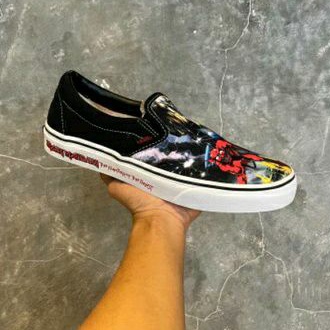 Jual Vans Slip On Iron Maiden 30TH Bk Number Shopee Indonesia