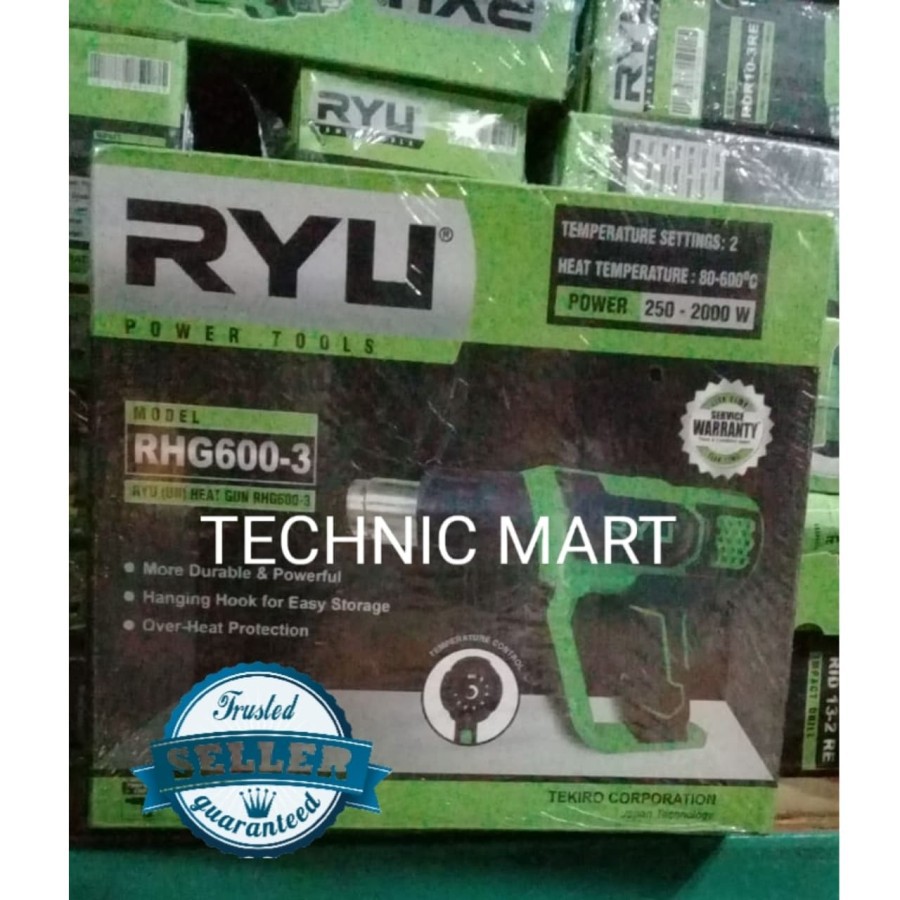 Jual Tekiro RYU RHG600-4 Heat Gun / Hot Gun RYU RHG 600-4/ Pistol ...