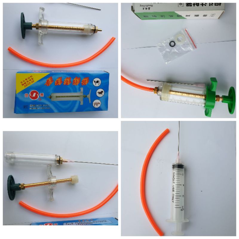 Jual spuit mika syringe spuit parfum jarum panjang selang suntikan ...