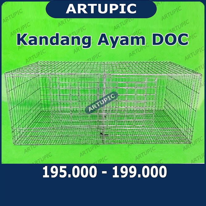 Jual KANDANG AYAM DOC PULLET BATERAI KAWAT GALVANISE KANDANG ANAK AYAM
