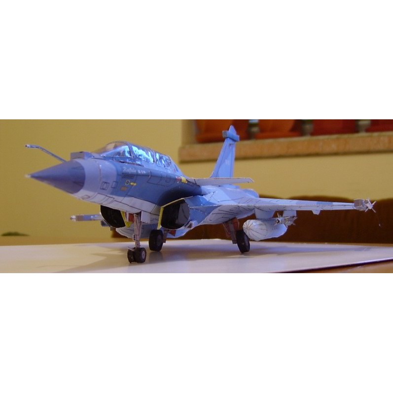 Jual DIY Miniatur Papercraft Pesawat Tempur Rafale B | Shopee Indonesia