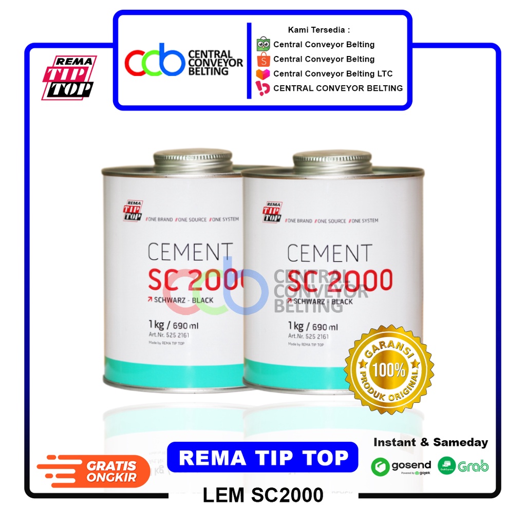 Jual Lem SC2000 Rema Tip Top + Hardener | Shopee Indonesia