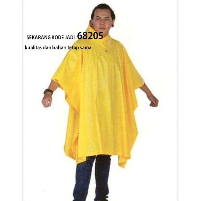 Jual JAS HUJAN PONCHO Kuning TIGER HEAD kode 68334 ( model kalong ...