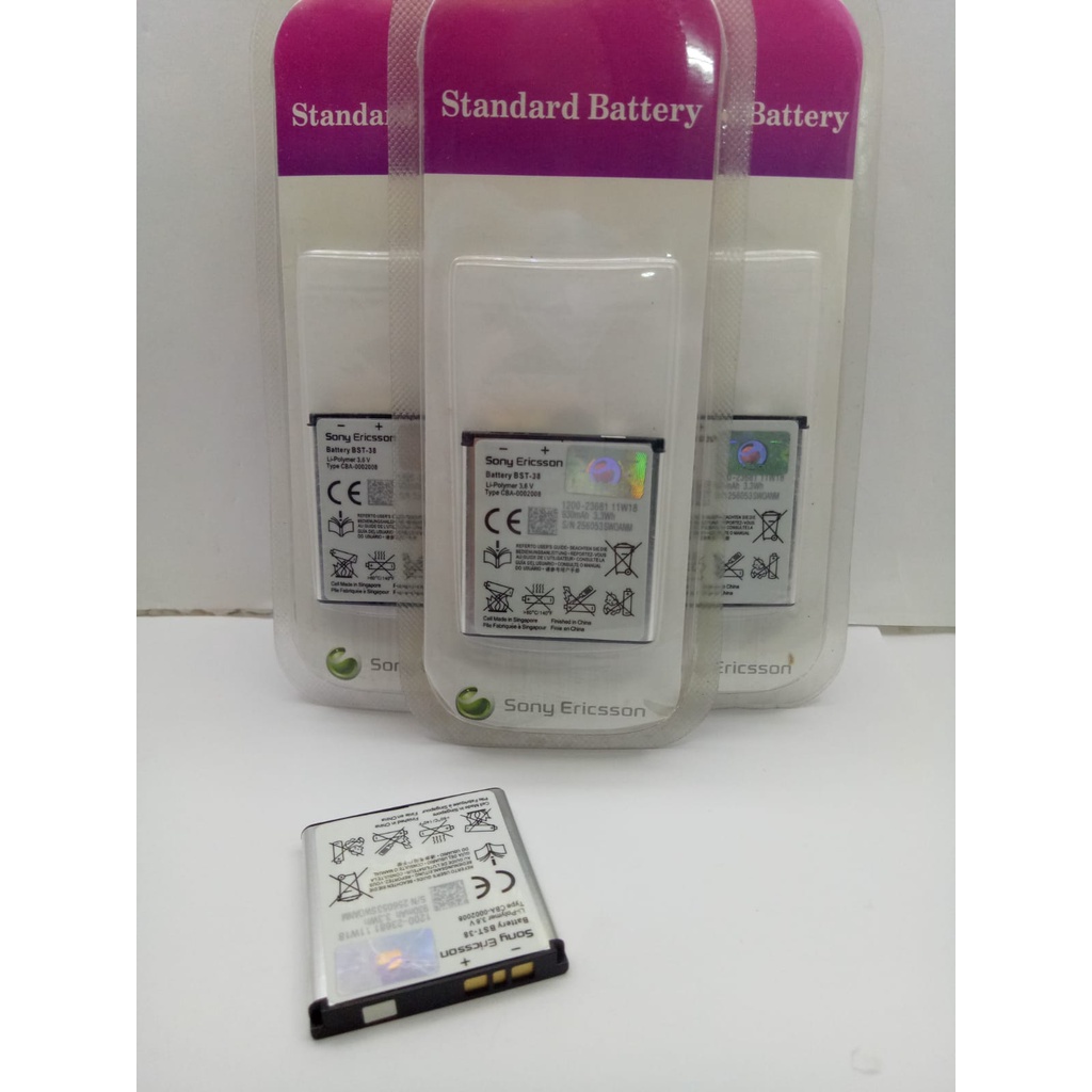 Jual Baterai Original Battery Sony Ericsson BST-38 BST38 S500 Z780 ...