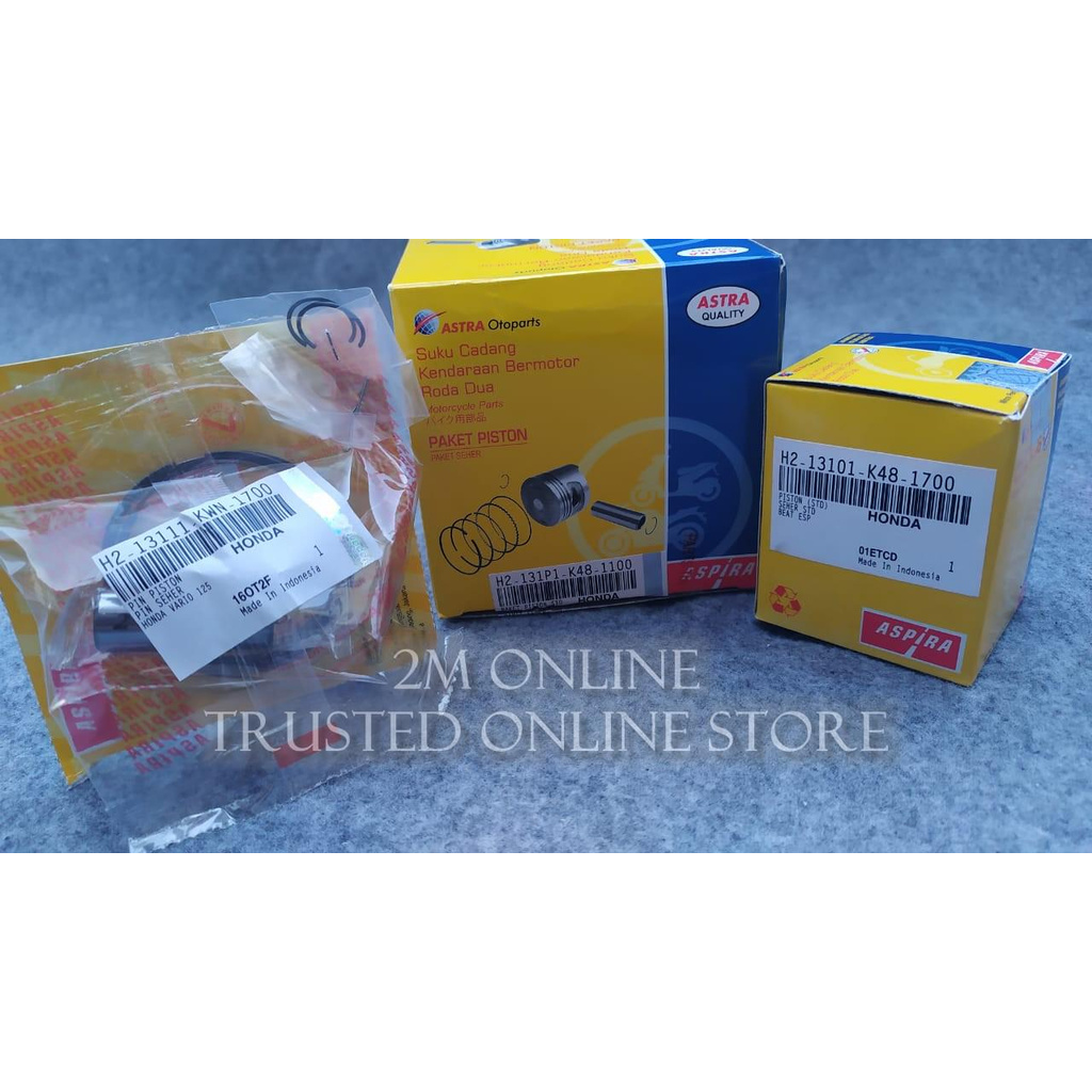 Jual Mdr PISTON KIT BEAT ESP K81 OVERSIZE STD MERK ASPIRA H2131P1K48