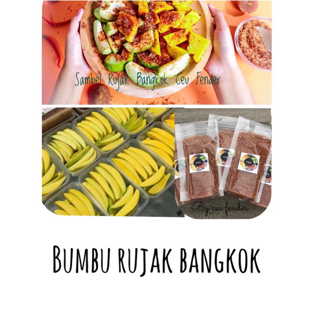 Jual Bumbu Rujak Bangkok Gr Kemasan Pouch Shopee Indonesia